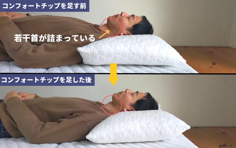 マイコンフォート　枕　高さ調整