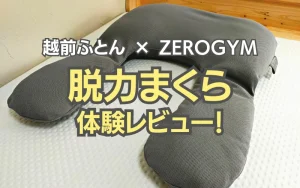 レビュー】越後ふとん脱力まくらの口コミ・評判｜MORE FITとの違いは