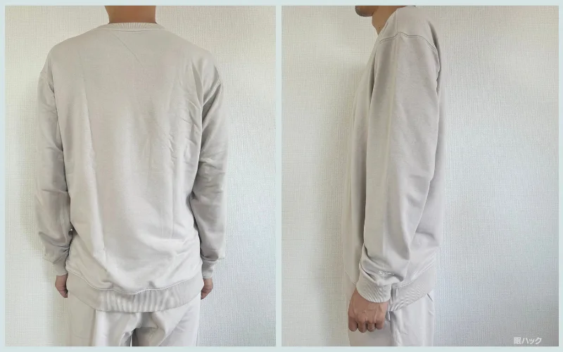 BAKUNE　着心地　スウェット　サイズ感